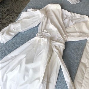 Club Monaco mini wrap dress